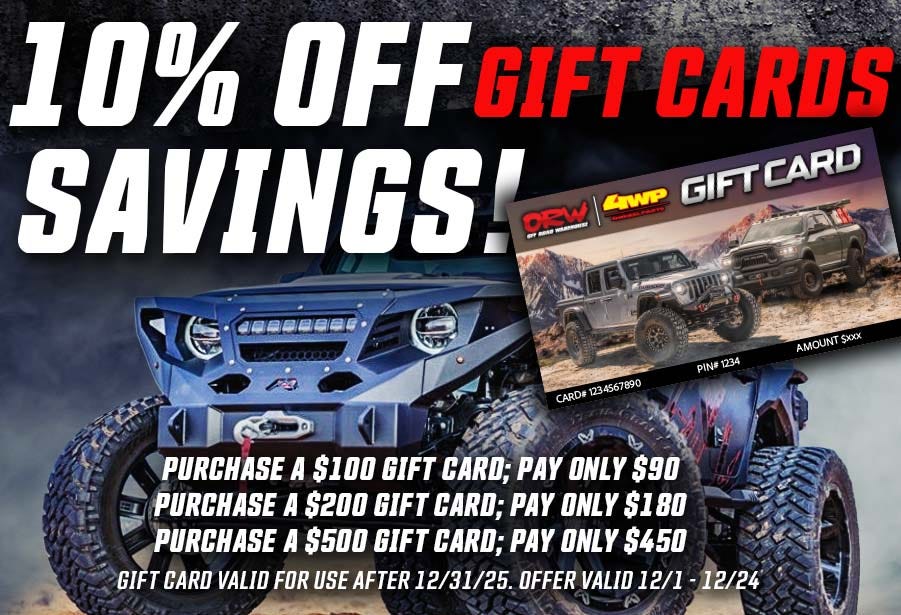 10% off gift cards! | 4WP